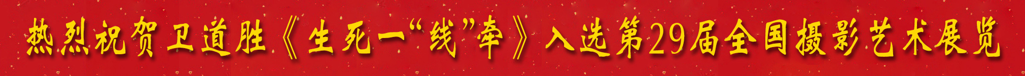 卫道胜《生死一“线”牵》 第29届全国摄影艺术展览